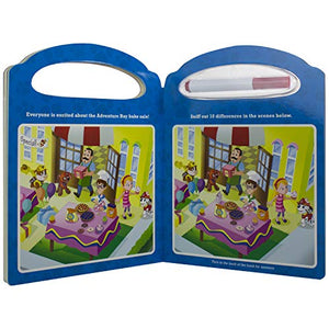 Nickelodeon  Paw Patrol  WriteandErase Look and Find Wipe Clean Board Book  PI Kids,Used