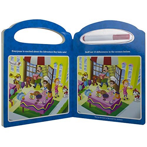Nickelodeon  Paw Patrol  WriteandErase Look and Find Wipe Clean Board Book  PI Kids,Used
