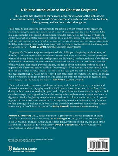 Engaging the Christian Scriptures: An Introduction to the Bible,Used