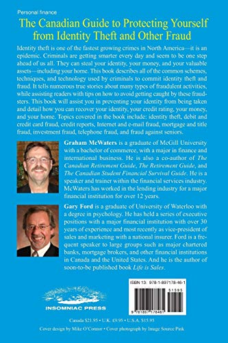 The Canadian Guide to Protecting Yourself from Identity Theft and Other Fraud,Used
