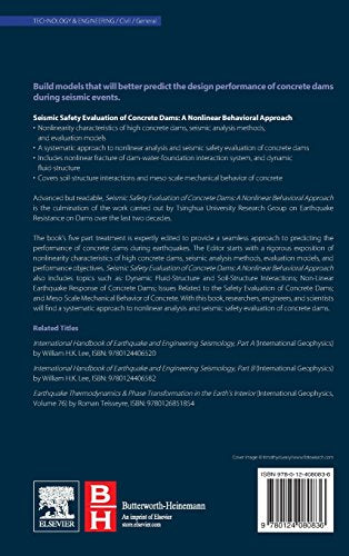 Seismic Safety Evaluation of Concrete Dams: A Nonlinear Behavioral Approach,Used
