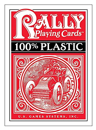 Rally Playing Cards 100% Plastic,Used