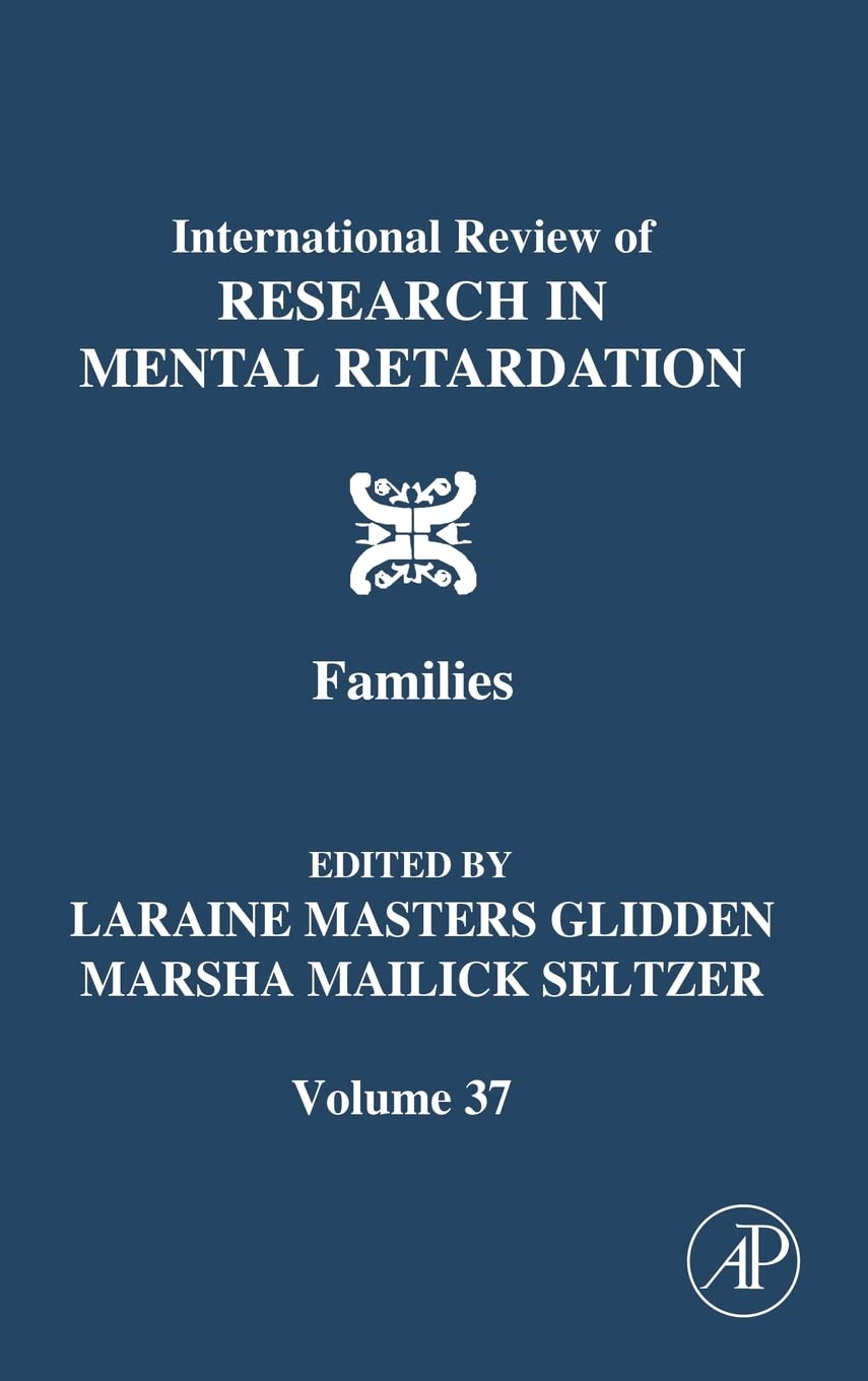 International Review of Research in Mental Retardation (Volume 37),Used