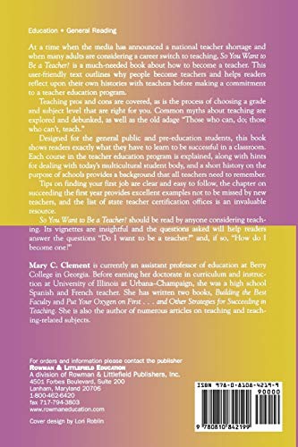 So You Want to Be a Teacher?,New