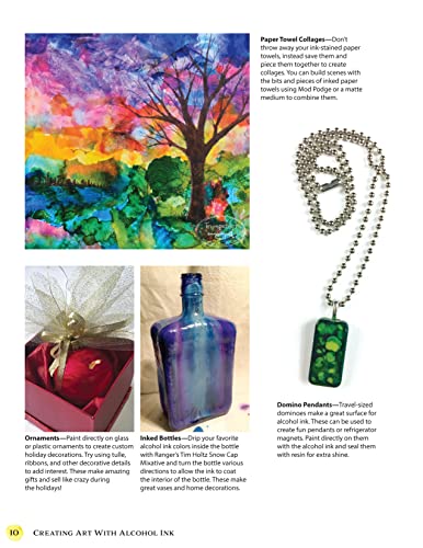 Creating Art with Alcohol Ink: Complete Guide to 12 Easy Techniques, 17 Spectacular Projects (Design Originals) How to Paint wit,Used