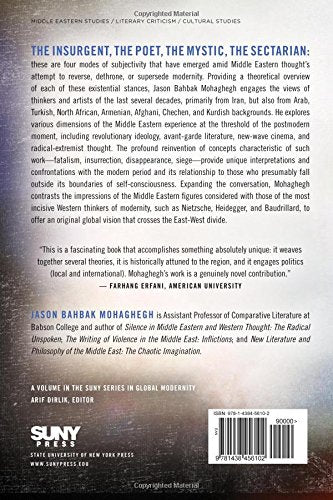 Insurgent, Poet, Mystic, Sectarian: The Four Masks of an Eastern Postmodernism (SUNY series in Global Modernity),Used