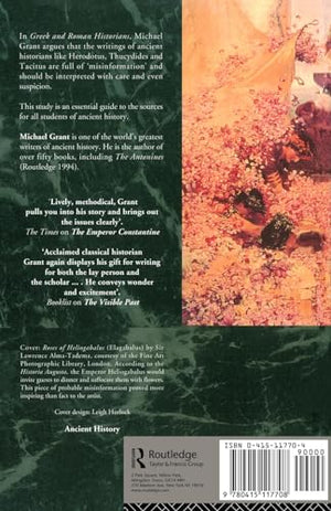 Greek and Roman Historians: Information and Misinformation,New