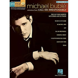 Michael Buble  Call Me Irresponsible: Pro Vocal Men's Edition Volume 61 (Hal Leonard Pro Vocal),Used