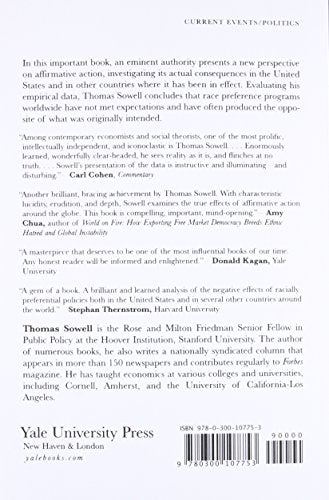 Affirmative Action Around The World: An Empirical Study (Yale Nota Bene S)-used