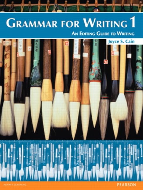 Grammar For Writing 1,New