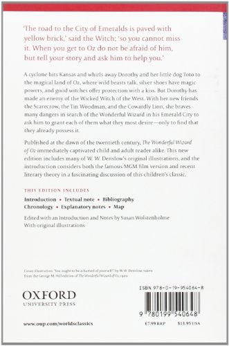 The Wonderful Wizard Of Oz (Oxford World'S Classics),Used