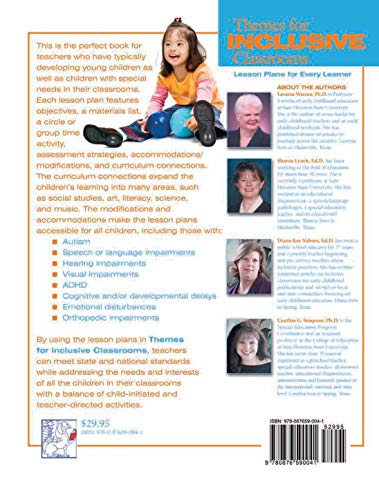 Themes for Inclusive Classrooms: Lesson Plans for Every Learner (Early Childhood Education),Used