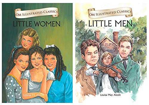 Om Illustrated Classics: Collection Of Louisa May Alcott (Set Of 2) (Little Women, Little Men)