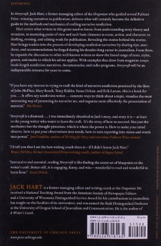 Storycraft: The Complete Guide To Writing Narrative Nonfiction (Chicago Guides To Writing, Editing, And Publishing),New