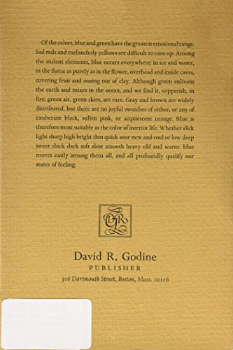 On Being Blue: A Philosophical Inquiry,Used
