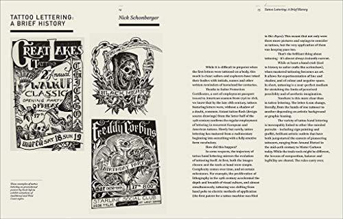 Graphic Art of Tattoo Lettering: A Visual Guide to Contemporary Styles and Designs,Used