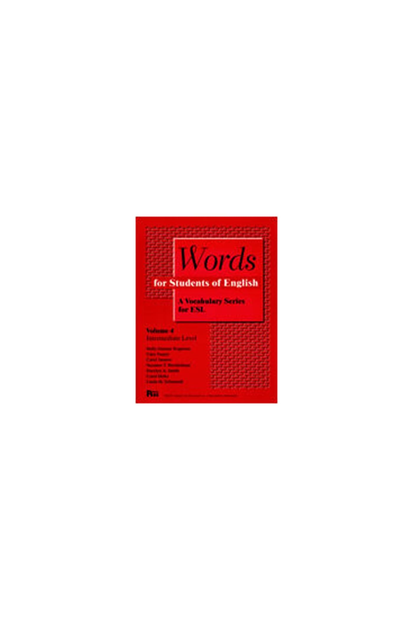 Words for Students of English : A Vocabulary Series for ESL, Vol. 4 (Pitt Series in English As a Second Language) (Volume 4),Used