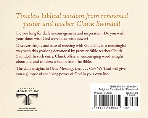Good Morning, Lord . . . Can We Talk?: A Year of Scriptural Meditations-New