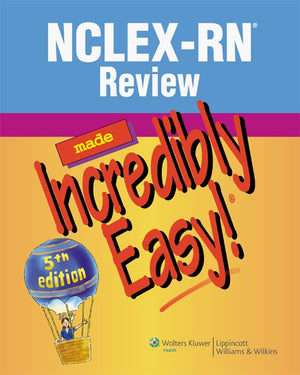 NCLEXRN Review Made Incredibly Easy! (Incredibly Easy! Series),Used