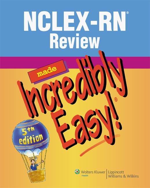 NCLEXRN Review Made Incredibly Easy! (Incredibly Easy! Series),Used