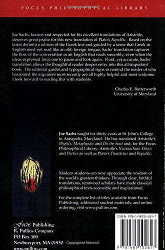 Republic (Focus Philosophical Library),New