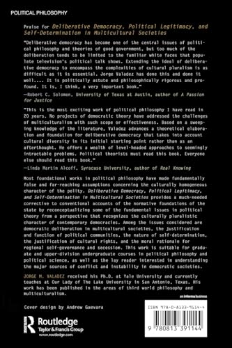 Deliberative Democracy, Political Legitimacy, and SelfDetermination in Multicultural Societies:,Used