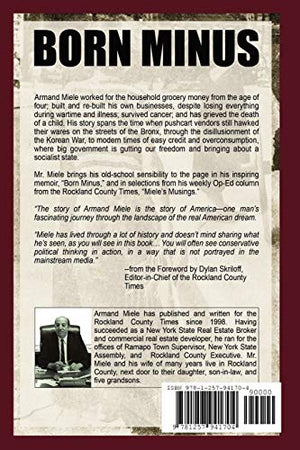 Born Minus: From Shoeshine Boy to News Publisher, An ItalianAmerican Journey,Used