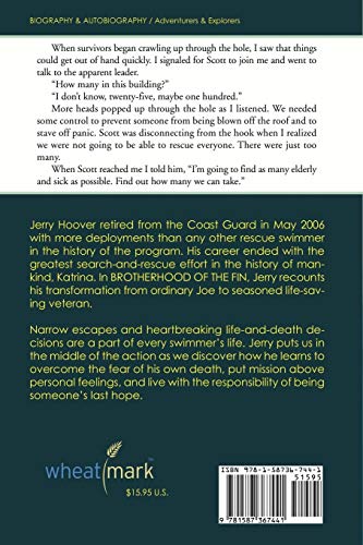 Brotherhood of the Fin: A Coast Guard Rescue Swimmer's Story,Used