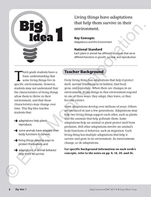 EvanMoor Daily Science, Grade 3 Homeschooling and Classroom Resource Workbook, Printable Worksheets, Teaching Edition, Earth, L,New