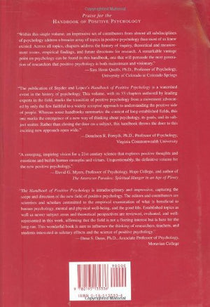 Handbook Of Positive Psychology