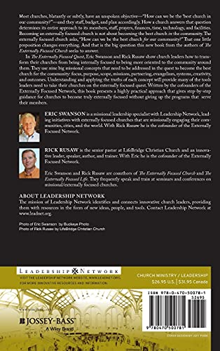 The Externally Focused Quest: Becoming The Best Church For The Community,New