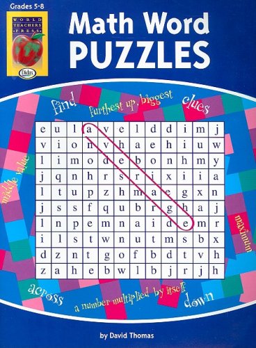 Math Word Puzzles, Grades 58,Used
