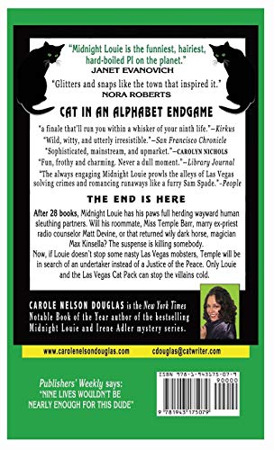 Cat in an Alphabet Endgame: A Midnight Louie Mystery (Midnight Louie Mysteries),Used