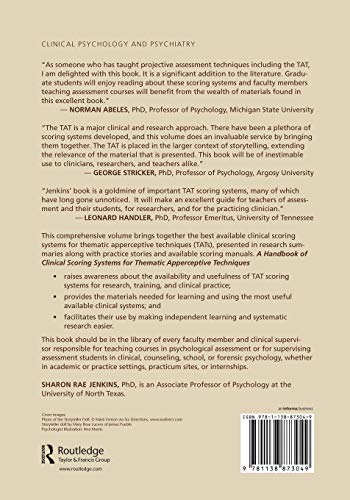 A Handbook of Clinical Scoring Systems for Thematic Apperceptive Techniques (Personality and Clinical Psychology),Used