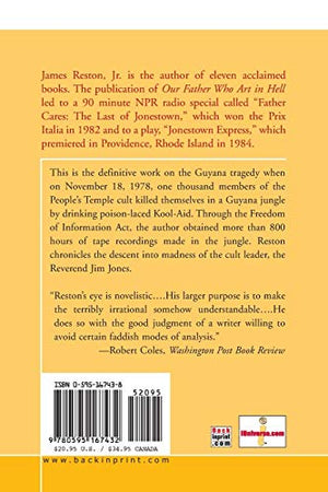 Our Father Who Art in Hell: The Life and Death of Jim Jones,Used
