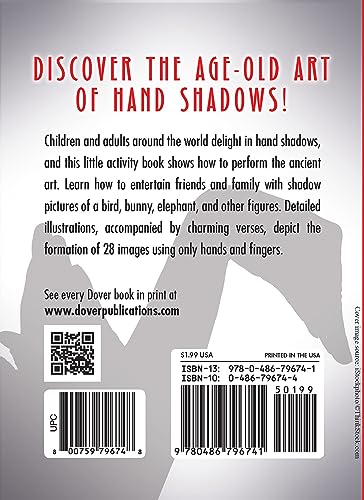 Hand Shadow Fun (Dover Little Activity Books: Puzzles),Used