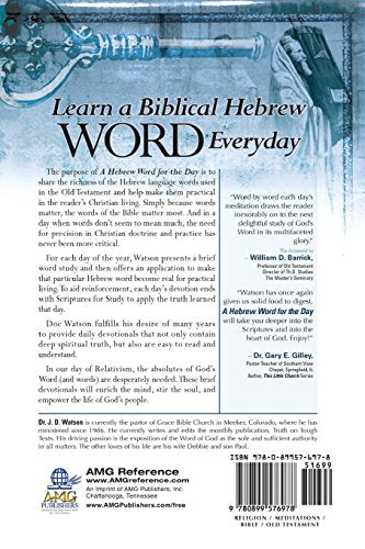 A Hebrew Word for the Day: Key Words from the Old Testament,Used