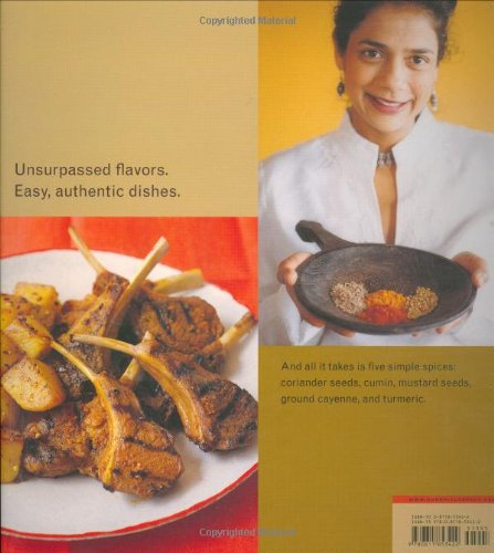 5 Spices, 50 Dishes: Simple Indian Recipes Using Five Common Spices,New
