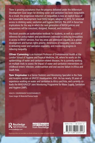 Equality in Water and Sanitation Services (Earthscan Water Text),Used