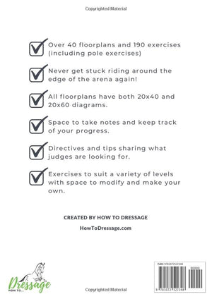 The BIG Book of Dressage Exercises: 190+ Flatwork, Schooling, Dressage and Pole Exercises and training workbook.,Used