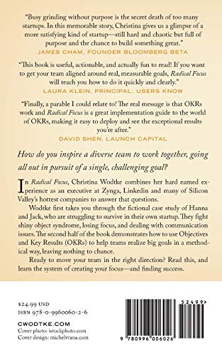Radical Focus: Achieving Your Most Important Goals with Objectives and Key Results,Used