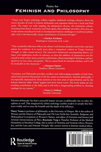 Feminism And Philosophy: Essential Readings In Theory, Reinterpretation, And Application,Used