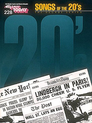 Songs of the 1920's: EZ Play Today Volume 228,Used