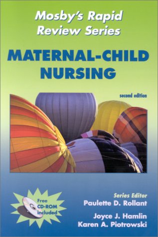 Mosby's Rapid Review Series: MaternalChild Nursing (Book with CDROM for Windows & Macintosh),Used
