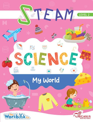 Team Pegasus Steam Science Learning Book For Kids - Level 1 | Ages 3-4 | Basic Needs Activities Workbook | Early Science Skills For Preschool Children | Fun Educational Learning For Young Minds