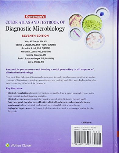 Koneman'S Color Atlas And Textbook Of Diagnostic Microbiology