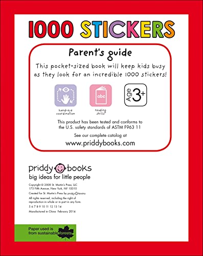 1000 Stickers: PocketSized (Sticker Activity Fun),Used