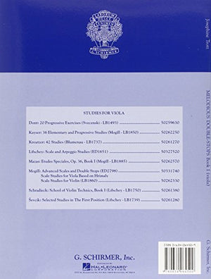 Josephine Trott  Melodious Doublestops, Book I: Transcribed For Viola By Jane Daniel,Used