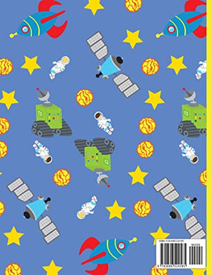 Primary Composition Notebook: Havelock Blue Astronaut cute & elegant Story Paper to write in.,Used