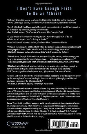Crossway Book: I Don't Have Enough Faith to Be an Atheist - Thought-Provoking Read on Faith and Atheism